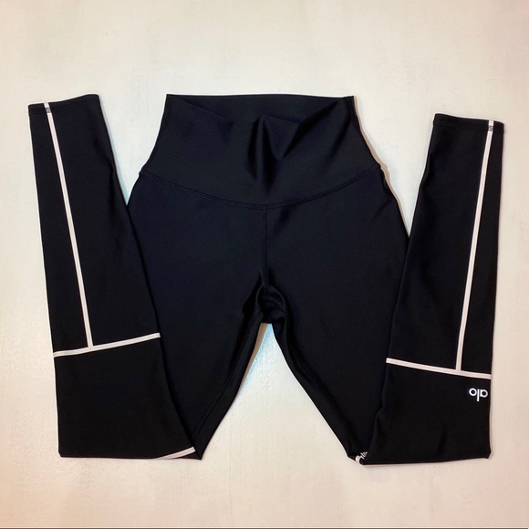 ALO 7/8 Guard Legging Black & White. Size: S. - Picture 1 of 6